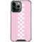 Pink Checkerboard iPhone 13 Pro Max Clear Case